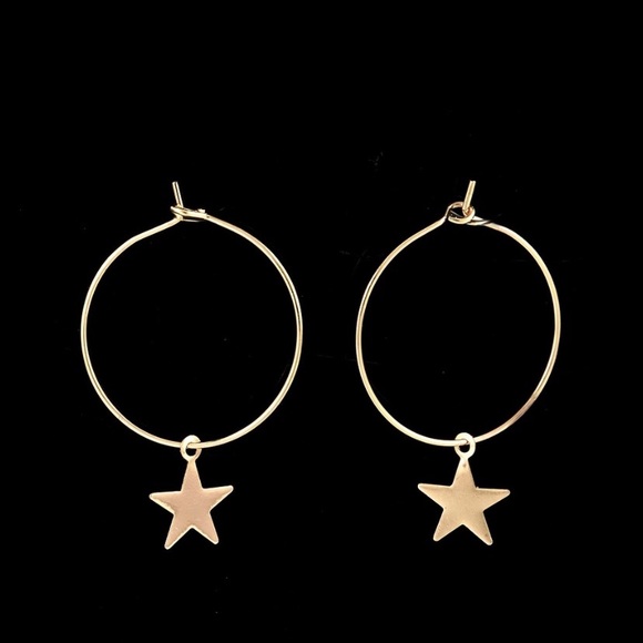 Star Hoop Earrings 💫 Mix & Match 4 for $20 - Picture 1 of 5